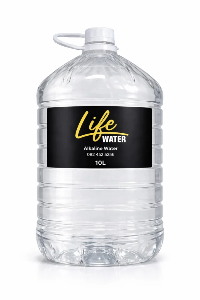 10 litre alkaline water container Life Water bulk drinking water