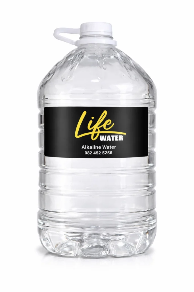 5 litre alkaline water container Life Water bulk bottled water