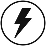 Sparkling water icon representing carbonated refreshing water
